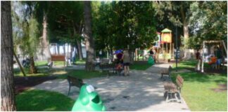 Diano Marina, proseguono i lavori nel parco giochi di Via Campodonico