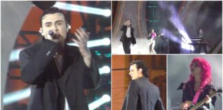 Sanremo 2024, un estratto della performance di Rosa Chemical al Suzuki Stage di Piazza Colombo