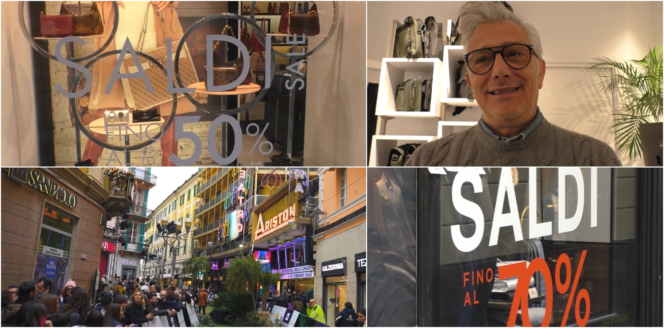 Sanremo, fine saldi invernali intervista a Lavista (Federmoda)