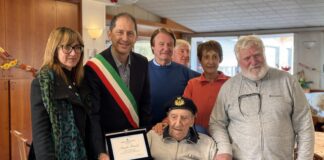 Angelo Parodi festeggia 100 anni: un secolo di vita celebrato a Diano Marina