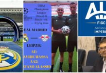Champions League, gli imperiesi Massa ed Alassio al cospetto del ‘Bernabeu’: arbitreranno Real Madrid-Lipsia