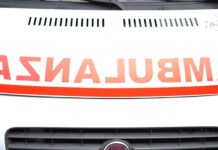 Incidente a Cervo, motociclista 60enne ferito sulla via Aurelia ambulanza