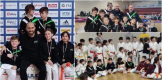 Due squadre DKD di Diano Marina al KarateKids al FIJLKAM di Torino DKD