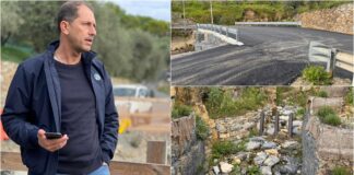 Terminati i lavori del ‘buco di Diano Serreta’. Za Garibaldi: “Con questa grande opera abbiamo messo in sicurezza la strada e il rio Caissona”
