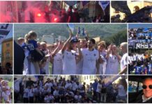 Calcio, l’Imperia torna in Serie D: il film dei festeggiamenti, dal ‘Marco Polo’ a piazza Dante. E Scajola chiama la Serie C Imperia film festeggiamenti