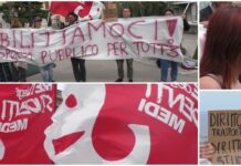 Imperia, Rete Studenti Medi protesta in piazza Roma per il trasporto pubblico: “Situazione vergognosa!”