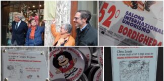 Bordighera, inaugurate due targhe commemorative al ‘Salone Internazionale dell’Umorismo’. Il sindaco Ingenito: “Cesare Perfetto era una mente illuminata”