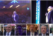 Elezioni Sanremo, il grande raduno di Gianni Rolando al Teatro Ariston: “Questo è il momento topico della campagna elettorale, sono le comunali che portano voti alle europee” gianni rolando ariston