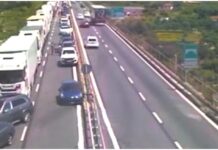 Incidente in A10: 10 km di coda tra Sanremo e Ventimiglia in direzione Francia