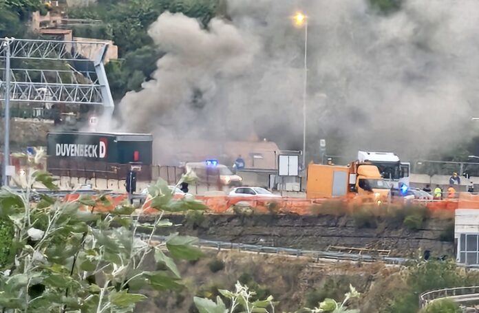 incendio tir ventimiglia