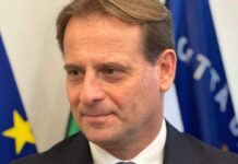 L’assessore regionale Marco Scajola alla commemorazione delle vittime del crollo del ponte Morandi marco scajola