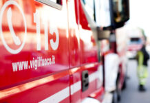 Sanremo, incendio in appartamento di Corso Inglesi: due feriti gravi vigili del fuoco