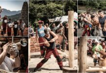 A Verdeggia all’opera motoseghe ed asce per il “Boscaioli Fest”: successo per la gara d’intaglio e beneficenza Boscaioli Fest