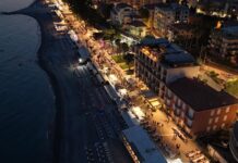 “BordiQuadro” inaugura la nuova area pedonale di corso Italia con un maxi laboratorio bordighera notte