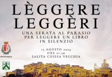 “Lèggere Leggèri”: serata di lettura in silenzio nel cuore del Parasio il 13 agosto