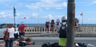 Diano Marina: donna investita da una moto sulle strisce pedonali, trasportata in ospedale