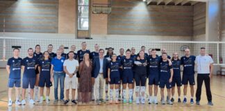 Bordighera accoglie il Reale Mutua Chieri: il sindaco Ingenito e l’assessore Sferrazza salutano le campionesse olimpiche per l’inizio degli allenamenti della “Sanremo Cup”