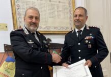 Carabinieri Imperia: consegnata al tenente colonnello Mario Ricciardi la Medaglia Mauriziana al merito