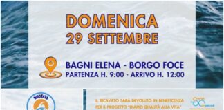 Imperia: domenica 29 settembre la nuotata solidale da Diano Marina a Borgo Foce per la Sorridi con Pietro Sorridi con Pietro