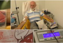 Sanremo, 100esima donazione per Marco Macchi questa mattina alla FIDAS di via Manzoni