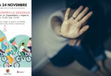 ‘Attiviamoci contro la violenza’: domenica 24 novembre passeggiata amatoriale in bicicletta da Ospedaletti a Imperia passeggiata contro la violenza