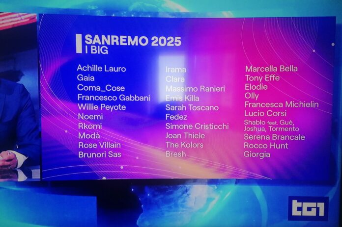 big sanremo 2025