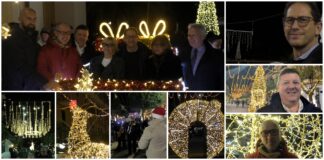 Diano Marina brilla della magia del Natale. Le luminarie aprono le festività sulle note della Banda cittadina Diano Marina luminarie Natale