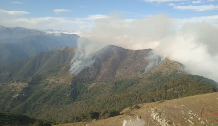 incendio monte faudo