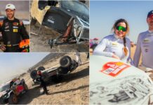 Maurizio Gerini fuori dalla Dakar 2025 per una deformità sulla cellula protettiva gerini dakar 2025