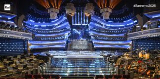 Sanremo 2025, svelata la scenografia del Teatro Ariston per il Festival scenografia sanremo 2025