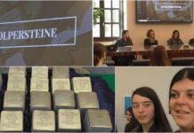 Imperia: si conclude il progetto “Stolpersteine”, creato dai licei Amoretti ed Artistico per valorizzare le pietre di inciampo stolpersteine imperia