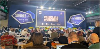 Sanremo 2025, il racconto del Festival su tutti i media: 1.487 persone accreditate Sala Stampa Roof