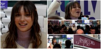 Sarah Toscano gelataia per un giorno alla storica “Gelateria Lollipop”