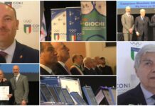 Ventimiglia sede della premiazione di 42 benemerenze sportive, Micillo (Coni): “Lo sport ha valore, è un’agenzia formativa”