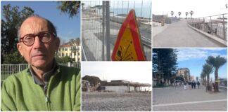Bordighera, altri problemi per il lungomare Argentina. Trucchi: “Non è vero che la Soprintendenza ha richiesto solo un allargamento delle aiuole”