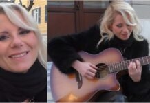 Chiara Ragnini presenta il singolo “L’effetto che mi fai” con una performance musicale davanti il Teatro Cavour di Imperia chiara ragnini