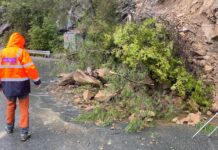 Smottamento sulla SP63 tra Isolabona e Airole: la Provincia interviene per ripristinare la viabilità