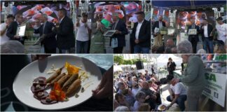 Aromatica 2025: gli chef Ruffoni, Lanteri Cravet e Giordano incantano il pubblico con “le vere acciughe ripiene alla ligure” acciughe alla ligure cooking show aromatica