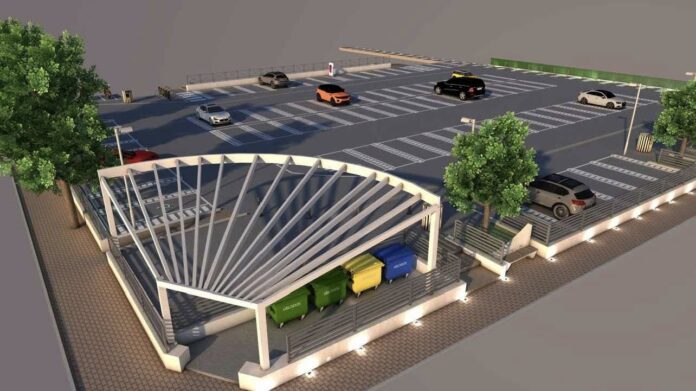 rendering parcheggio ex gil ventimiglia