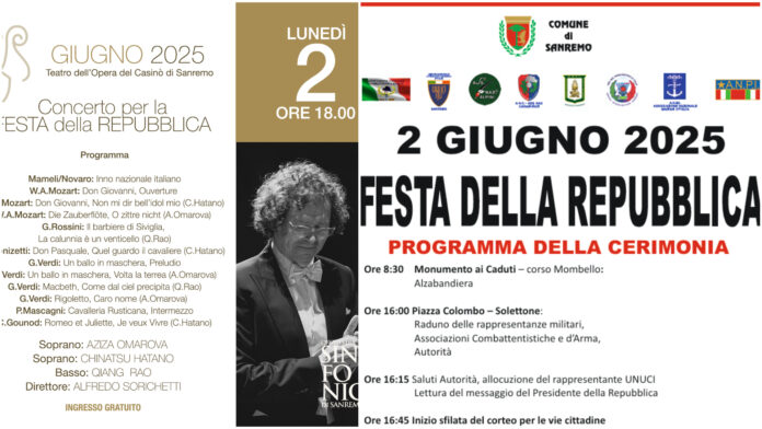 Festa repubblica a Sanremo