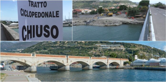 ponte ciclabile riva ligure - arma di taggia