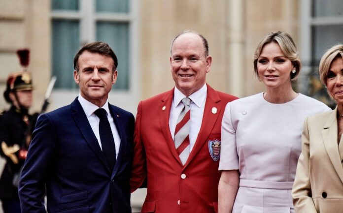 macron - alberto II di monaco