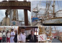 Imperia accoglie la nave scuola Palinuro all’ombra delle gru di Calata Cuneo