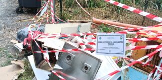 Diano Marina, discarica abusiva in zona Calderina: due persone denunciate Discarica abusiva diano Calderina