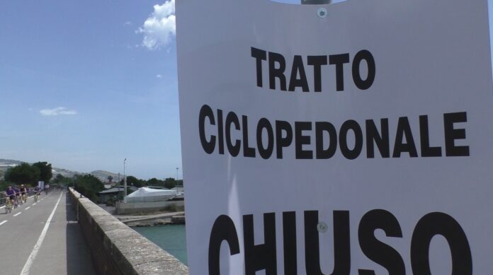 chiusura ciclabile