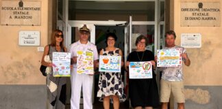 Diano Marina, i disegni dei bambini per la Giornata del Mare esposti negli stabilimenti balneari
