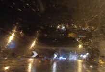 Violenta bomba d’acqua nell’imperiese: grandine, strade allagate e disagi