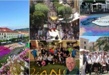 Diano Marina si colora con la grande infiorata del Corpus Domini: oltre 2 milioni di petali infiorata diano marina