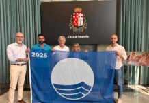 Imperia, consegnate le Bandiere Blu agli stabilimenti balneari cittadini. Vicesindaco Fossati: “Puntiamo di riportarla nel 2026 anche al Prino”