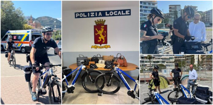 Polizia bike Ventimiglia